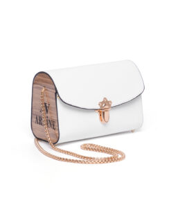 Armine Zincir Askılı Retro Kadın Çanta - 258 Beyaz
